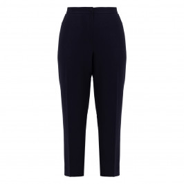 Marina Rinaldi Cady Slim Trousers Navy  - Plus Size Collection