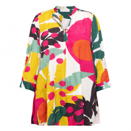 Noen Print Tunic Multi-Colour  - Plus Size Collection