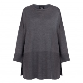 Persona by Marina Rinaldi Sweater Grey  - Plus Size Collection