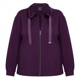 Persona by Marina Rinaldi Jersey Jacket Purple - Plus Size Collection