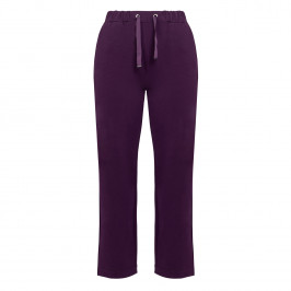 Persona by Marina Rinaldi Jersey Trousers Purple  - Plus Size Collection