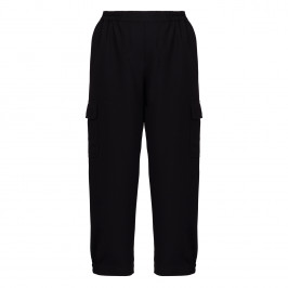 Persona By Marina Rinaldi Cargo Trousers Black - Plus Size Collection