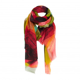 Salto Pure Wool Multicolour Scarf  - Plus Size Collection