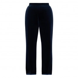 Persona by Marina Rinaldi Chenille Trousers Navy - Plus Size Collection