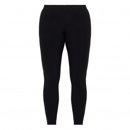 Yoek Pull On Jersey Slim Fit Trousers Black  - Plus Size Collection